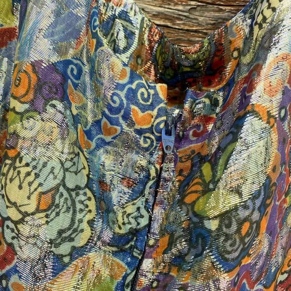 Vintage 60’s | Metallic | Tassle | Women’s Size Medium | Prom | Dress - Picture 6 of 9